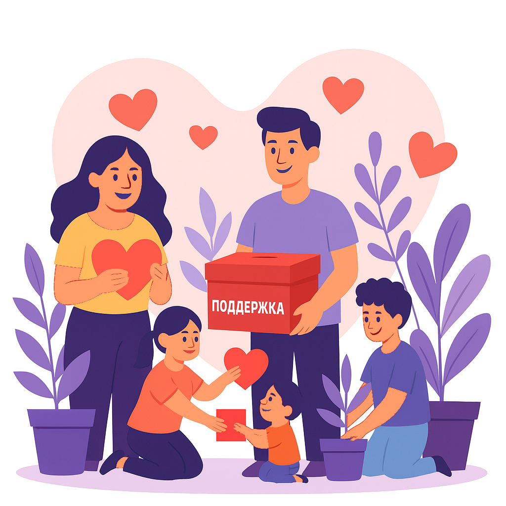 Волонтёры помогают людям